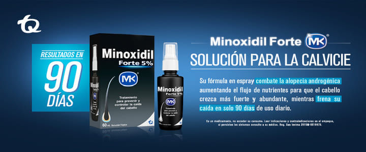 Adquiere Minoxidil y evita la calvicie.